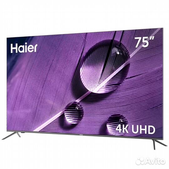 Новый телевизор 75 дюймов Haier SMART TV S1