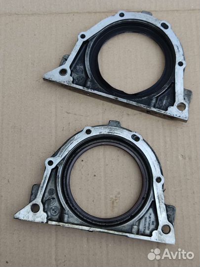 Крышка коленвала задняя bmw м57 дизель