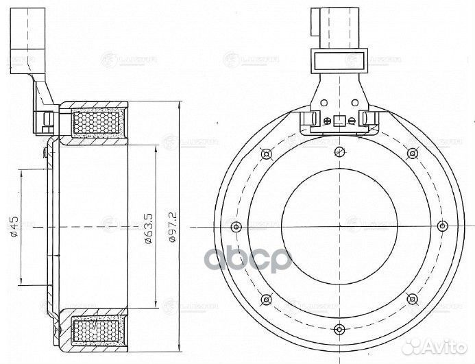 Катушка эл/магн. компрессора кондиц. для а/м Ford