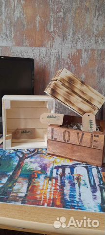 Ящички из дерева