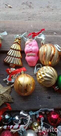 Елочные игрушки СССР одним лотом