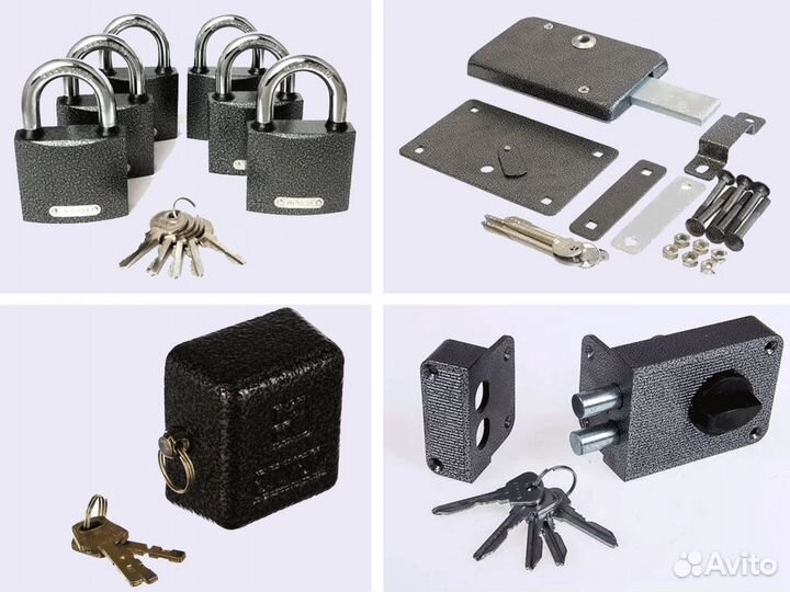 Замок накладной, гаражный, навесной