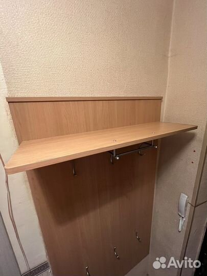 Вешалка в прихожую с тумбой для обуви