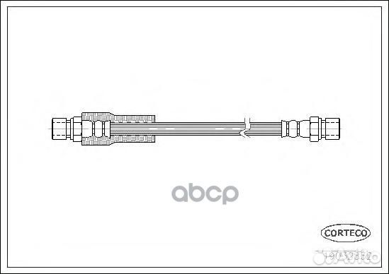 Шланг тормозной 19032832 Corteco