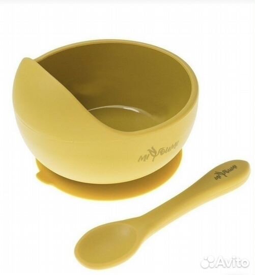 Набор детской силиконовой посуды