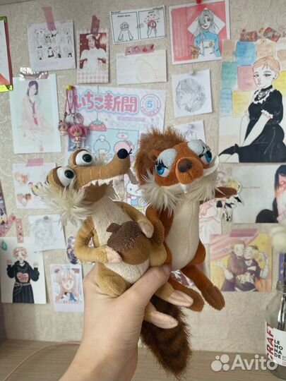 Мягкие игрушки ледниковый период