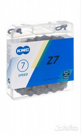 Цепь KMC велосипедная, модель KMC Z7 (Z50)