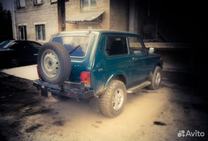 Бампер риф силовой задний ваз Нива с калиткой