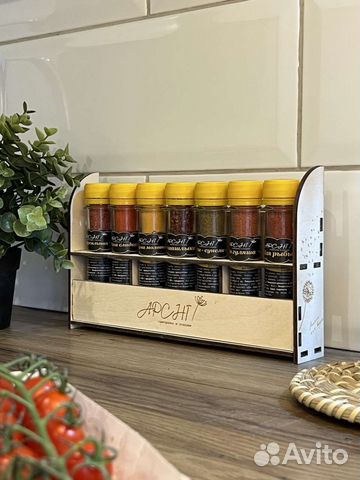 Подарочный набор специй 7 шт. 260*155*40 мм