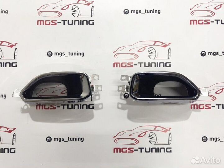 Насадки в стиле 340 хром для BMW 3 series G20