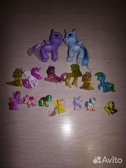 Фигурки пони и единорогов