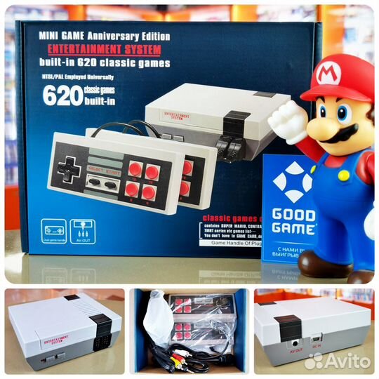 Денди 8-Bit Mini Game + 620 игр (ntsc). Новый