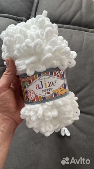 Турецкая Пряжа alize puffy fine Ализе пуффи файн
