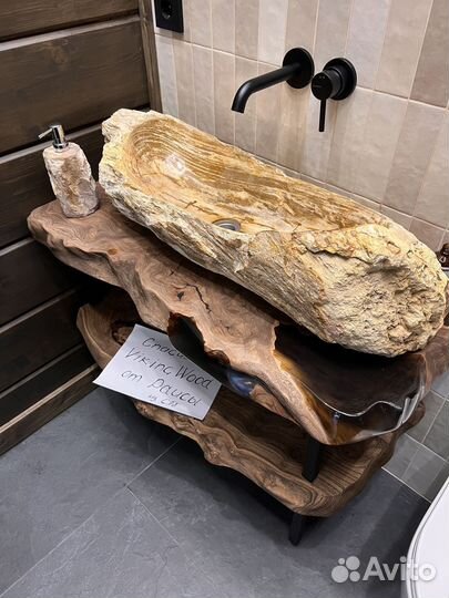 Тумба под раковину из массива