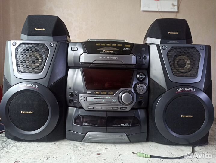 Музыкальный центр Panasonic SA-AK25 с колонками