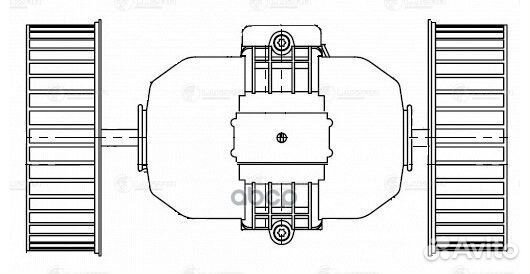Электровентилятор отопителя Mercedes-Benz S (W221)