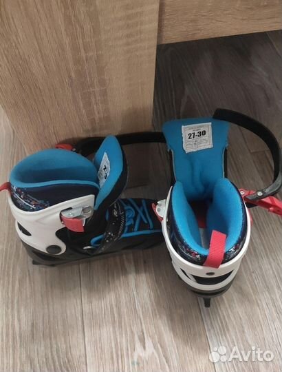 Коньки детские раздвижные р. 27-30