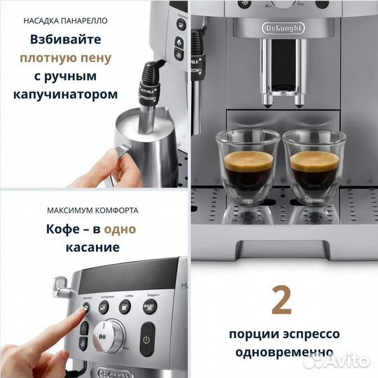 Кофемашина автоматическая DeLonghi ecam 250.31.SB