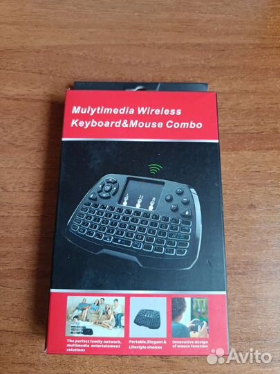 Клавиатура беспроводная с тачпадом англ