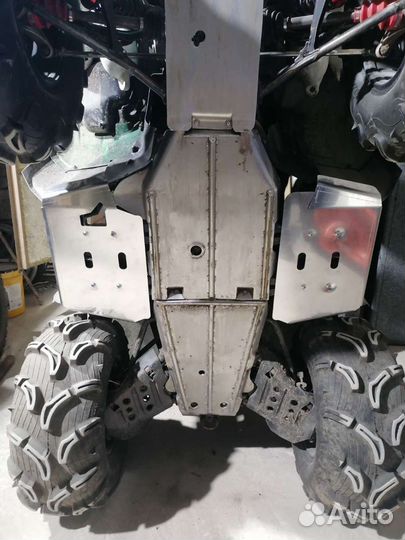 Защита подножки yamaha grizzly