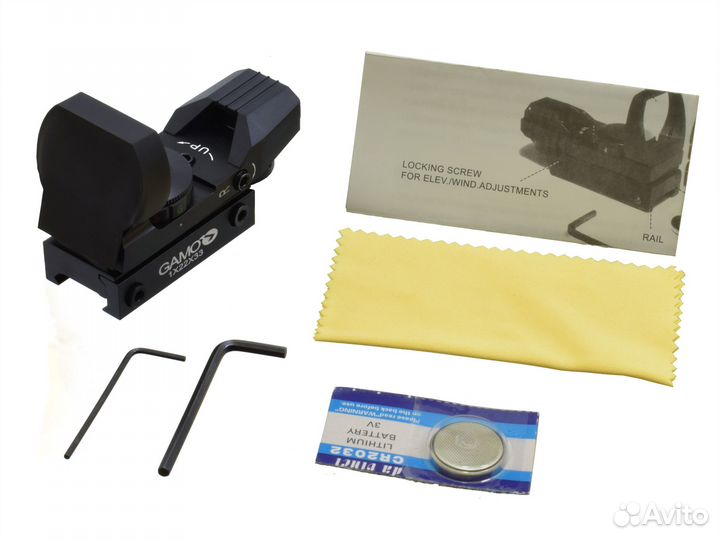 Коллиматорный прицел 1х22х33 Gamo на планку Вивер
