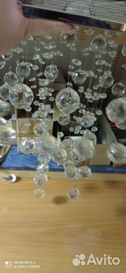 Люстра потолочная хрустальная