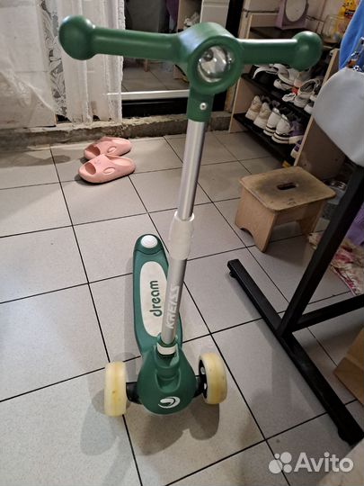 Самокат детский трехколесный складной