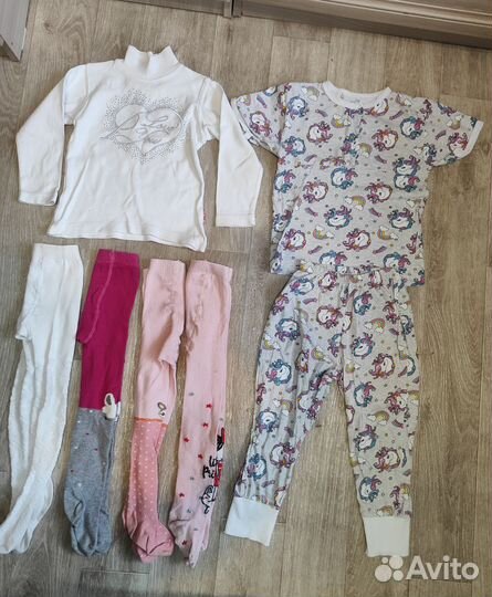 Вещи пакетом на девочку 3-4 лет