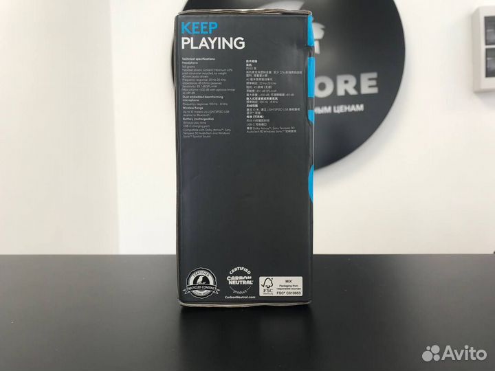 Беспроводные наушники Logitech G 435 черный