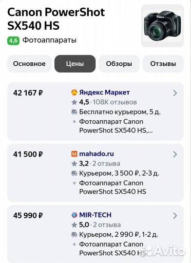 Цифровая камера Canon