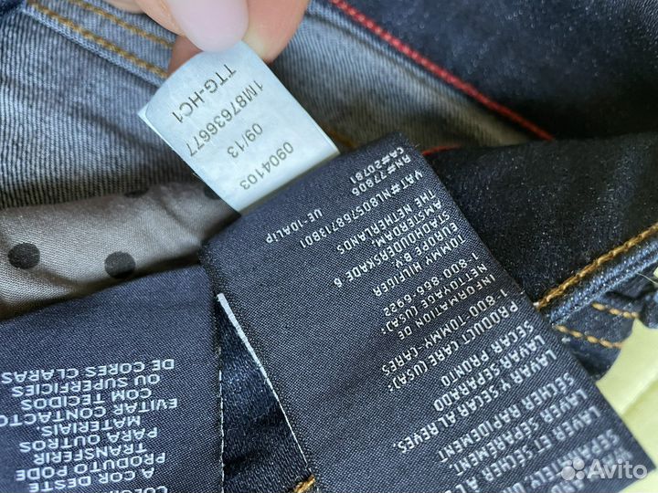 Tommy hilfiger джинсы оригинал р.27/34 slim fit