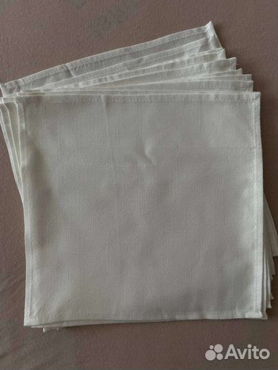 Льняные салфетки новые в упаковке