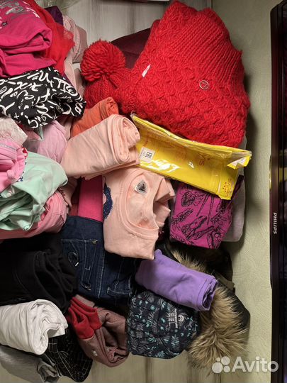 Детские вещи пакетом для девочки 7 лет