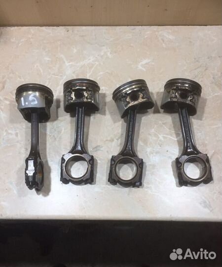 Поршень шатун ниссан QG15 QG18