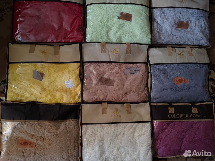 Меховые пледы 200 на 220