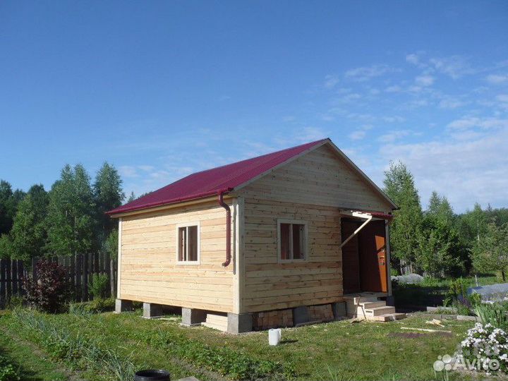 Брусовой дом 6х6, 36м2