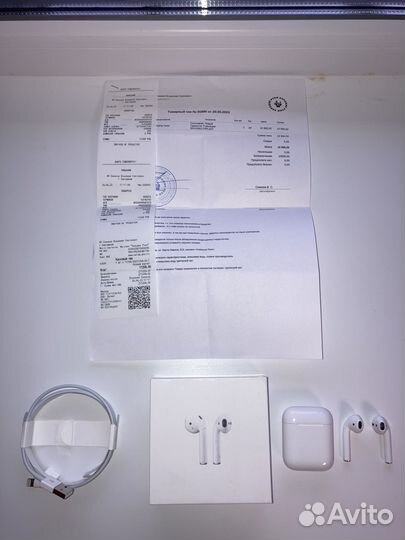 Наушники Apple AirPods 2 с гарантией