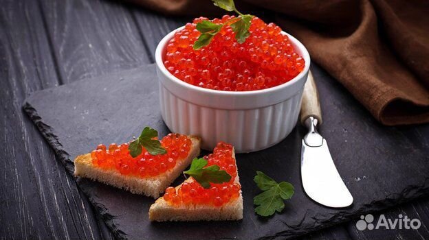Красная икра горбуши