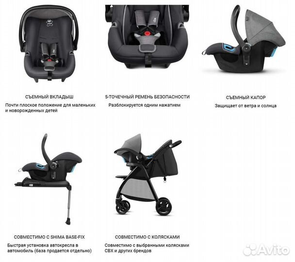 Новая немецкая коляска Сybех by CBX onida 3 в 1
