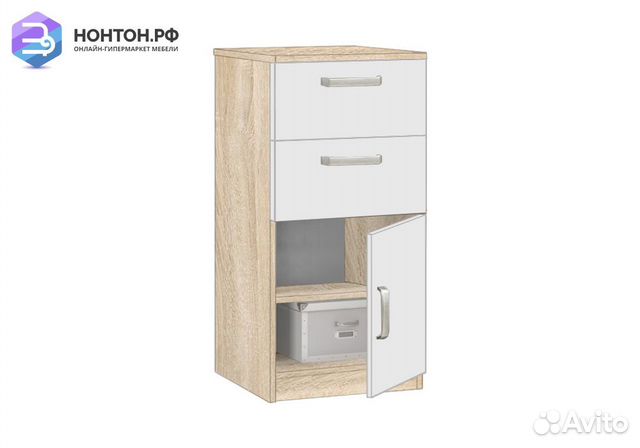 Тумба Сонома 14.02 дуб сонома / белая
