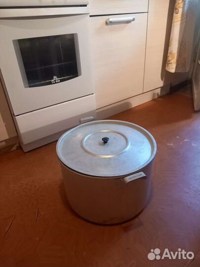 Кастрюля алюминиевая 25 литров