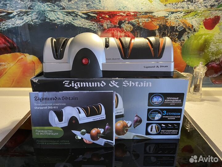 Ножеточка электрическая sharppofi zks-911