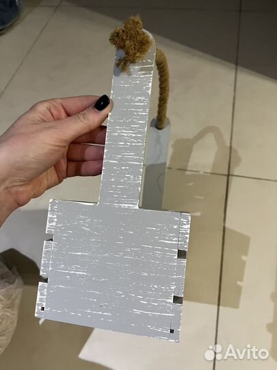 Корзинка деревянная декоративная