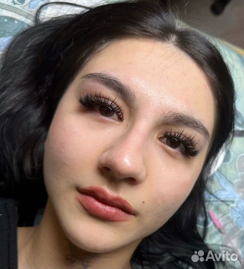 Наращивание,ламинирование ресниц.Брови