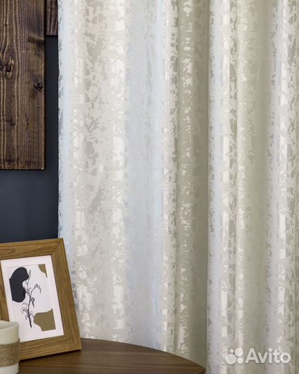Шторы мрамор версаль молочный новые пошив