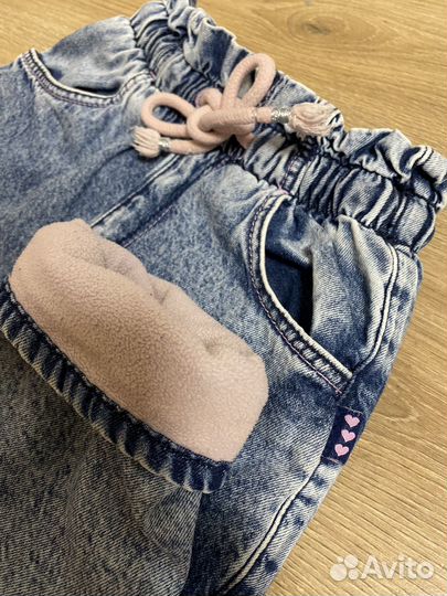 Джинсы для девочки 110-116