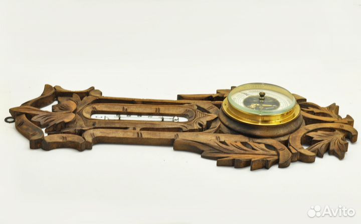 Старинные барометр + термометр Германия