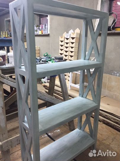 Стеллаж Прованс, книжная полка, обувница, консоль