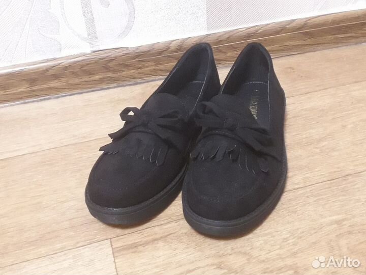 Мокасины женские 38 размер замшевые