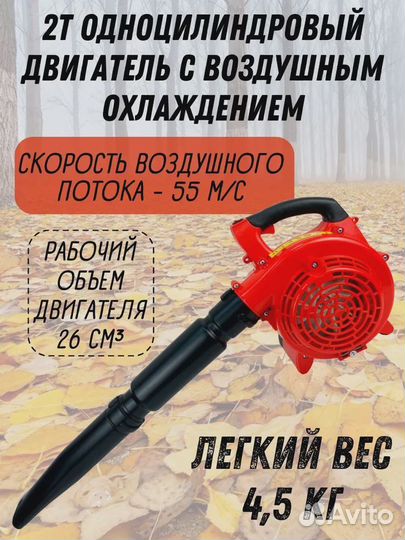 Воздуходувка бензиновая BGB-260B 3-функции